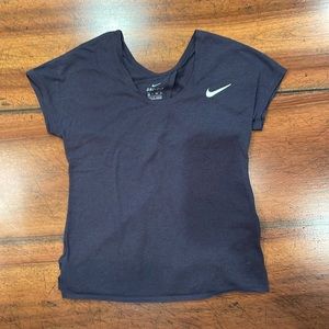 NIKE | dry fit athletic top (split back) | xs